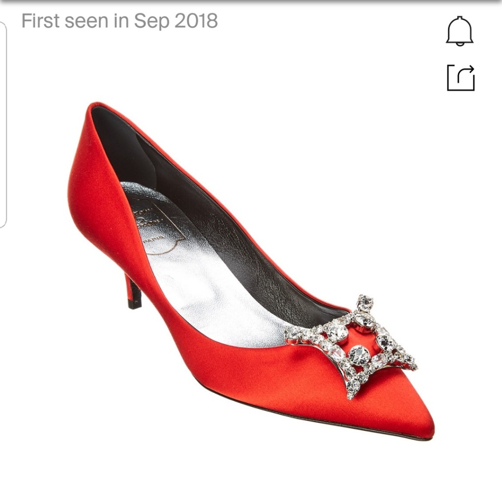 🔥Roger Viver Satin Pumps - Picture 6 of 8